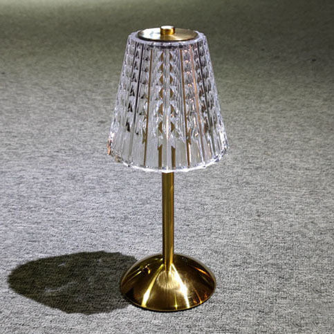 Kreative Diamant Kristall Acryl Metall Touch LED Tischlampe 