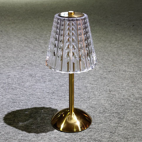 Creative Diamond Crystal Acrylic Metal Touch LED Table Lamp