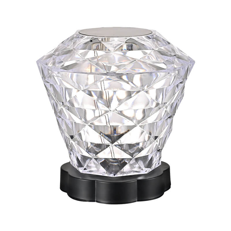 Creative Diamond Rose Petal Acrylic LED Night Light Decorative Table Lamp