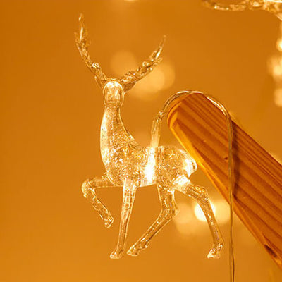 Lumières de guirlande à LED décoratives de Noël avec piles 