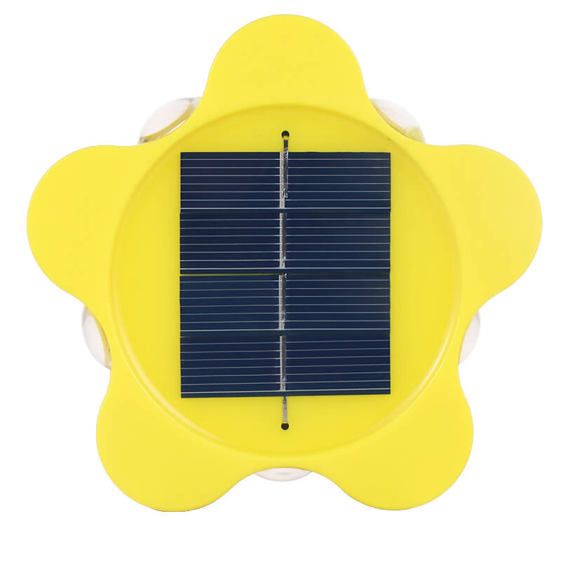 Lámpara de Aplique de Pared para Exterior LED Impermeable de Jardín Pentagrama Solar 