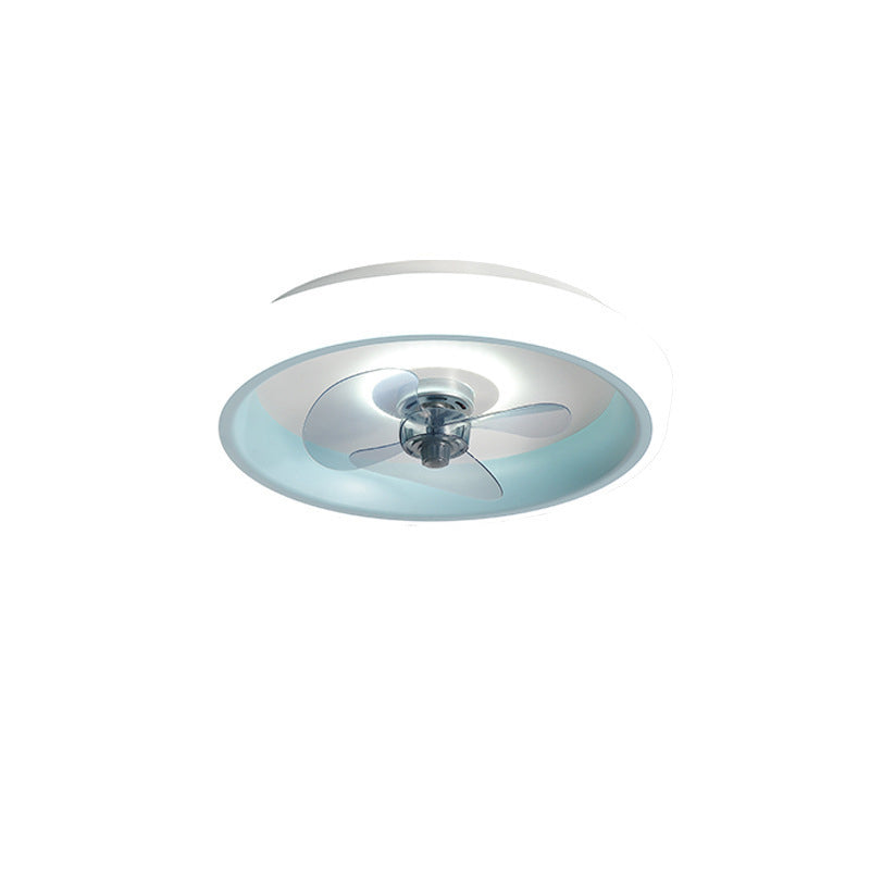 Einfacher moderner Acryl-Leichtgewicht-LED-Deckenventilator mit Licht 