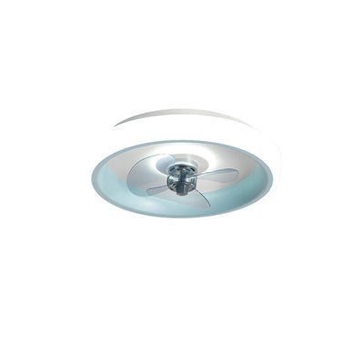 Simple Modern Acrylic Lightweight LED Flush Mount Fan Light