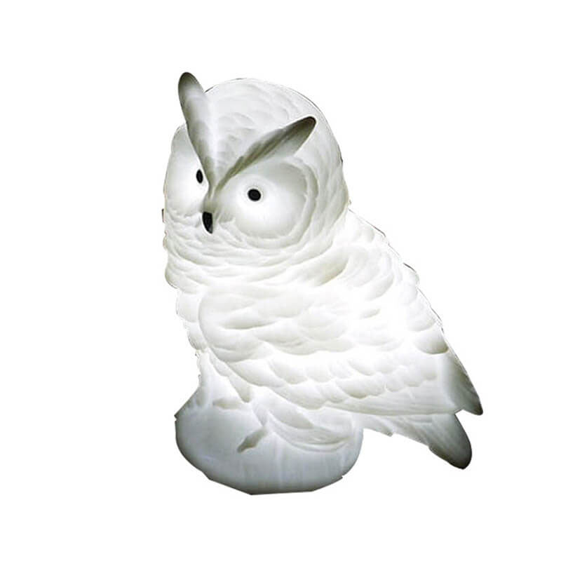 Modern Creative Owl Enamel LED Night Light Table Lamp