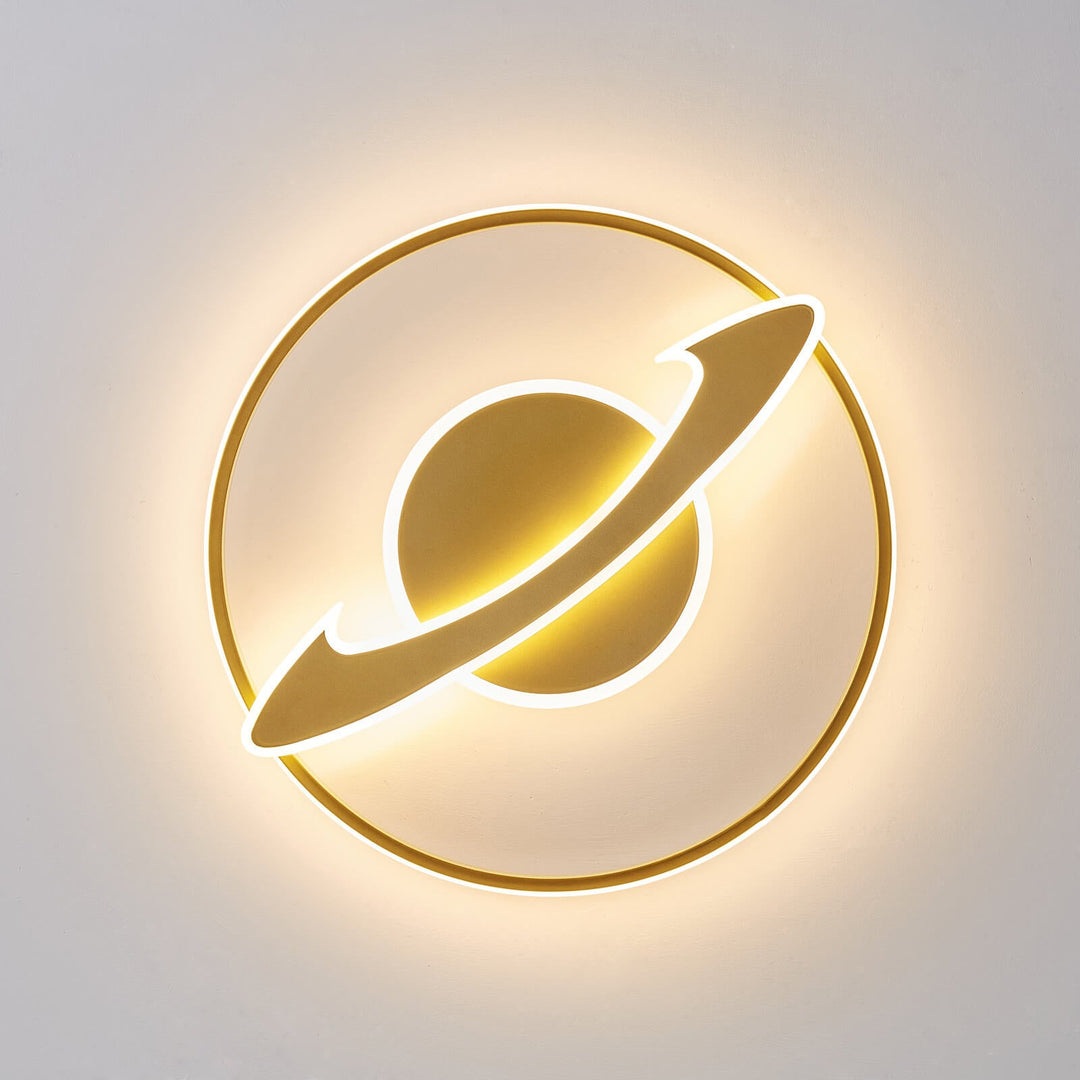Moderne luxuriöse goldene Satelliten-Runddesign-LED-Deckenleuchte 