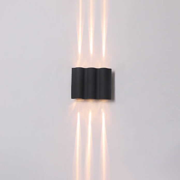 Nordisches minimalistisches Bogenquadrat LED Outdoor wasserdichte LED Wandleuchte 