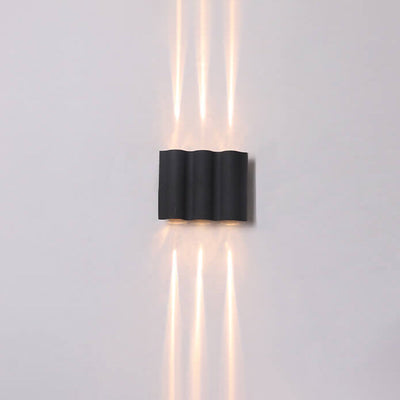 Nordic Minimalist Arc Square LED Wasserdichte LED-Wandleuchte für den Außenbereich