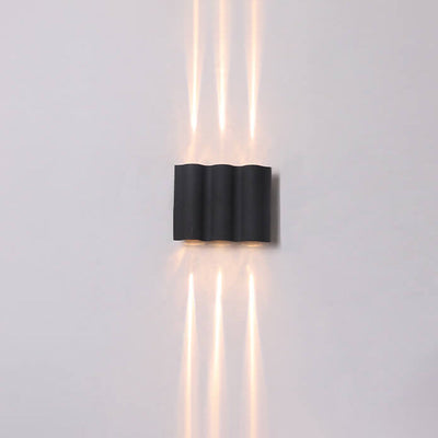 Nordic Minimalist Arc Square LED Outdoor Waterproof LED Wall Sconce Lamp