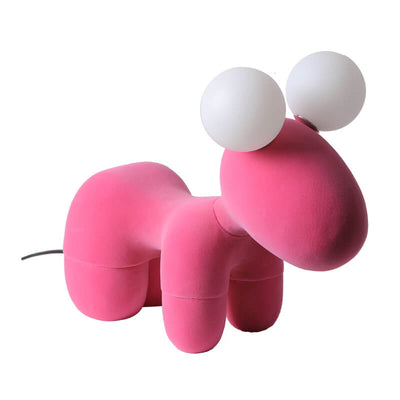 Cartoon Creative Pony Plush Resin 2-Light Table Lamp