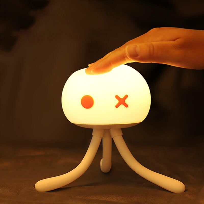 Lámpara de Mesa LED de Medusa Creativa de Silicona 
