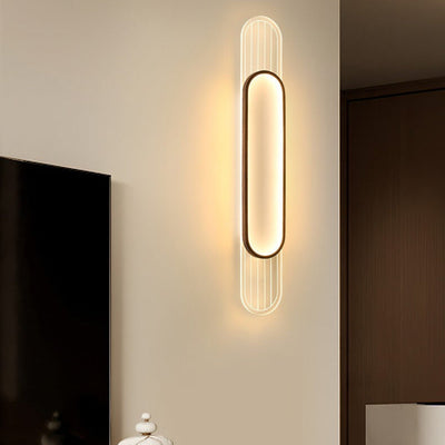 Creative Luxury Ring Acrylic Aluminum LED Wall Sconce Lamp