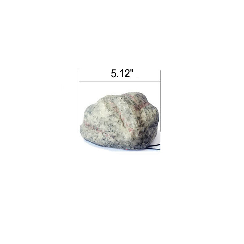 Forma de piedra de simulación Resina Luz solar para exteriores de 4 luces 