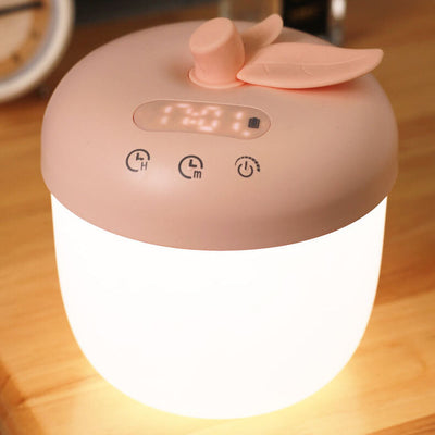 Creative Apple Clock Touch LED Night Light Table Lamp