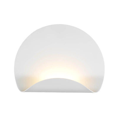 Nordic Creative Iron White Eclipse Design LED Wall Sconce Lamp