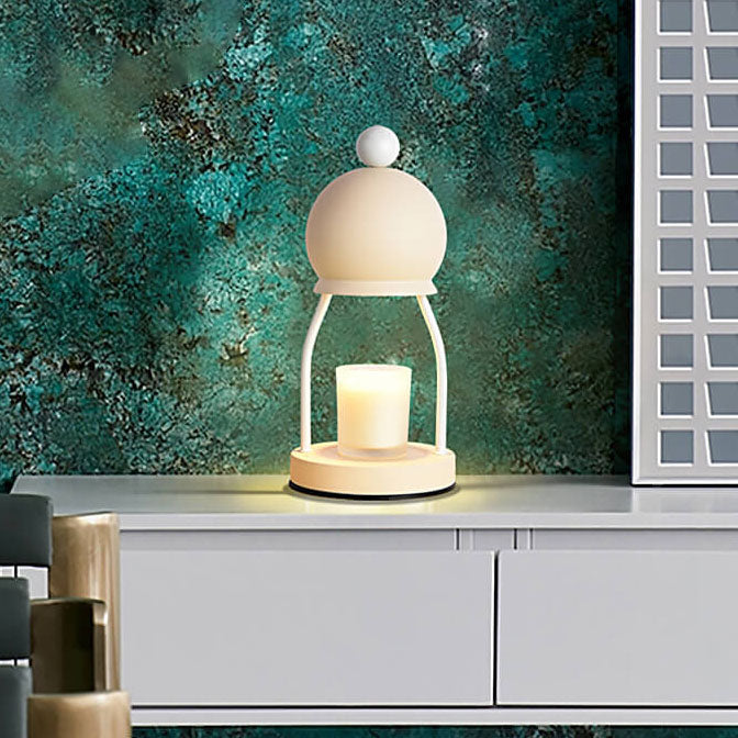 Modern Creative Iron Macaron Dome 1-Light Melting Wax Table Lamp