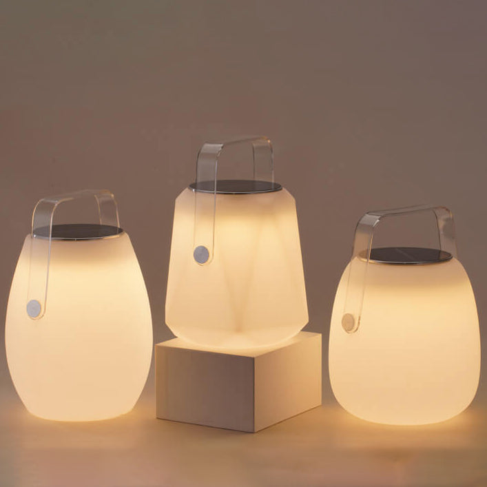 Lumière de camping portable à LED avec télécommande solaire de simplicité contemporaine pour patio extérieur 