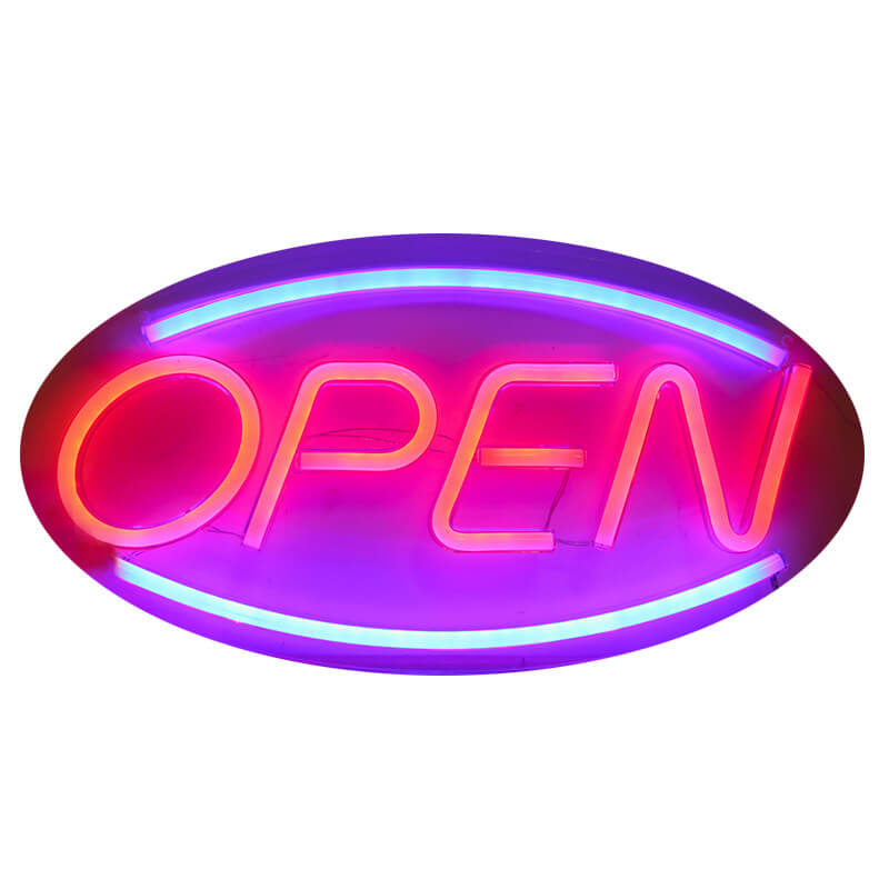 Contemporary Creative Neon Open AS PVC LED Atmosphere Neon Decorative Light