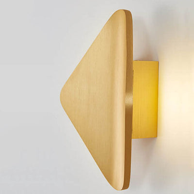 Modern Bending Rhombus Aluminum LED Wall Sconce Lamp