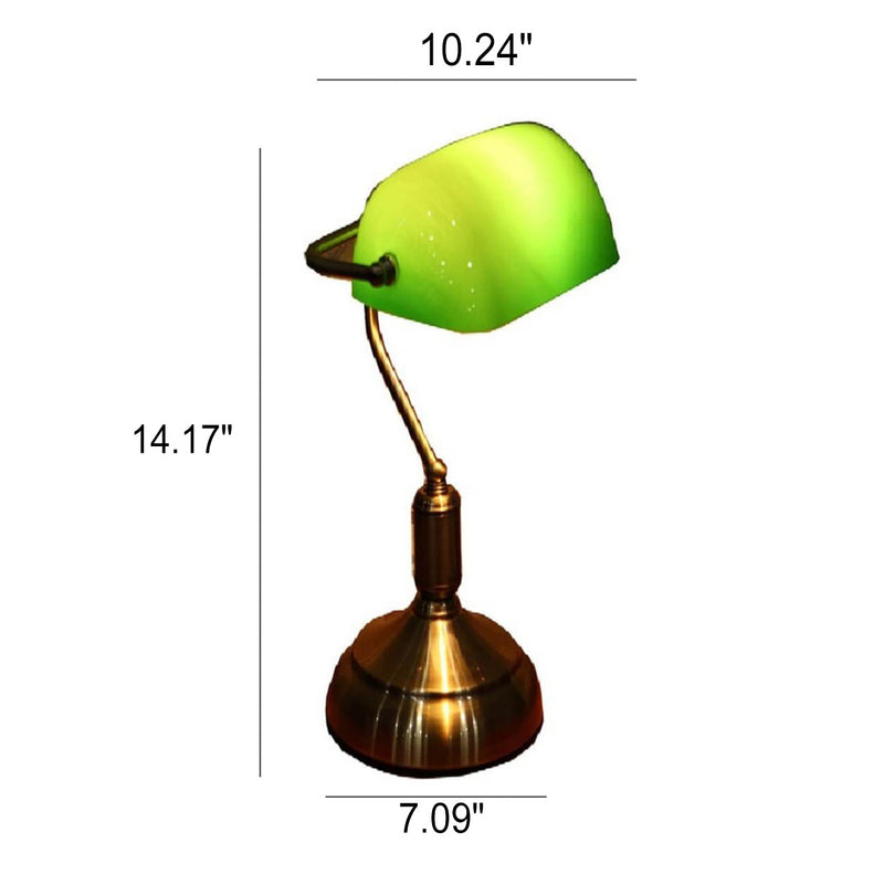 Modern Retro Metal Glass Eye Protection 1-Light Table Lamp