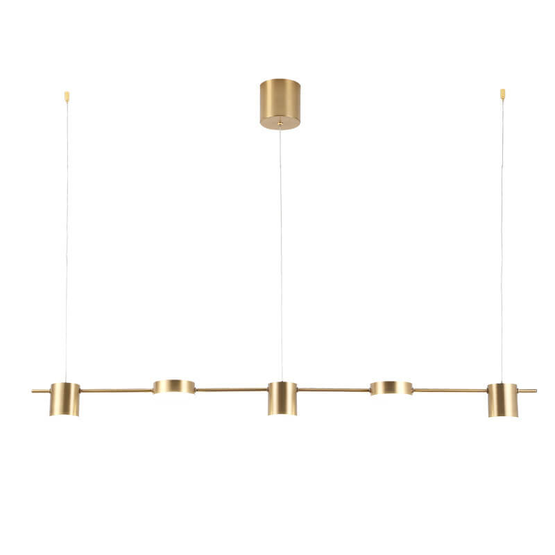 Modern Minimalist Line Round Spotlight LED Island Light Chandelier