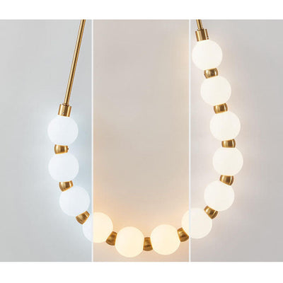 Modern Minimalist Necklace Magic Bean LED Wall Sconce Lamp