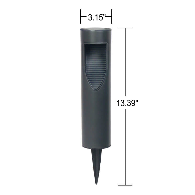 Solar Waterproof Cylinder Design LED Outdoor Landscape Decorative Lawn Light