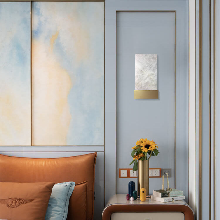 Lampe Applique Murale 1 Lumière en Lucite et Fer de Luxe Nordique 