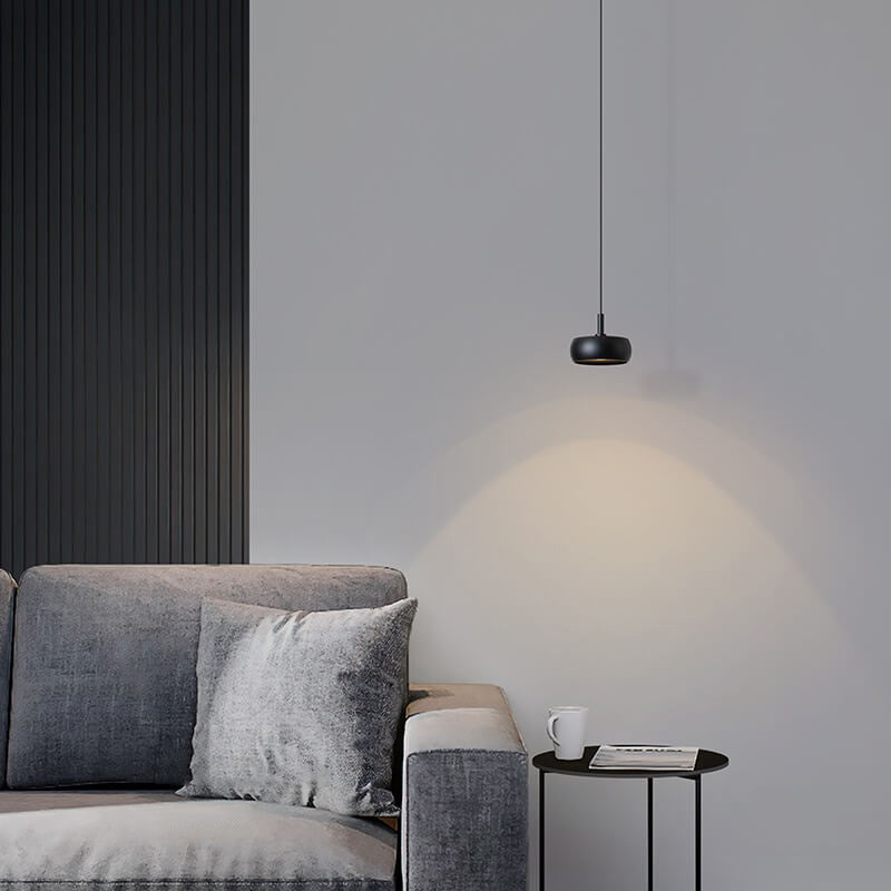 Nordic Minimalist Dome Aluminum LED Retractable Pendant Light
