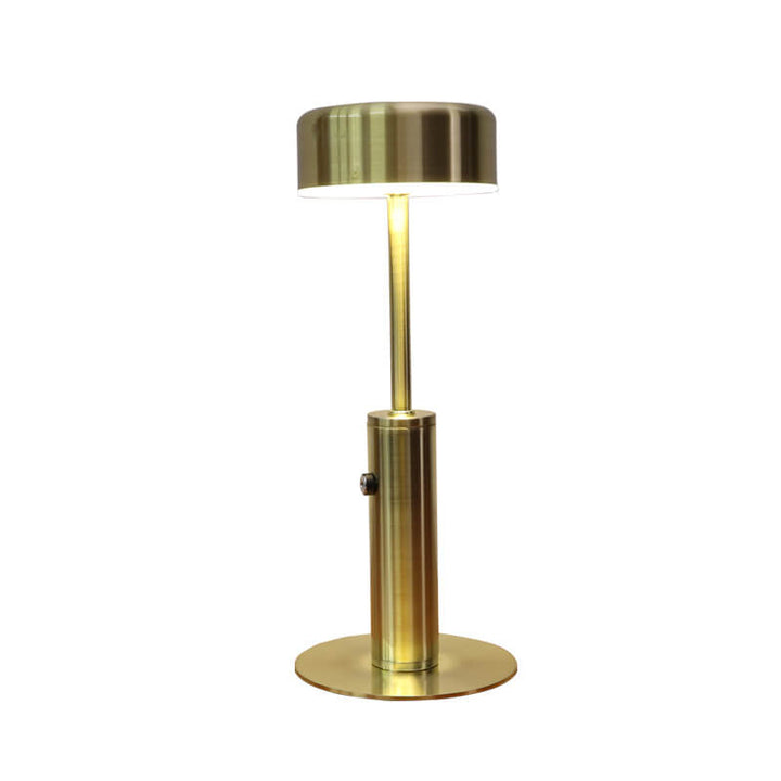 Modern Minimalist Metal Acrylic Cylindrical LED Charging Night Light Table Lamp For Living Room &amp; Bedroom