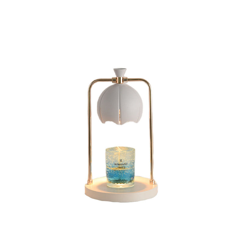 Modern Orchid Metal Aromatherapy Melting Wax 1-Light Table Lamp