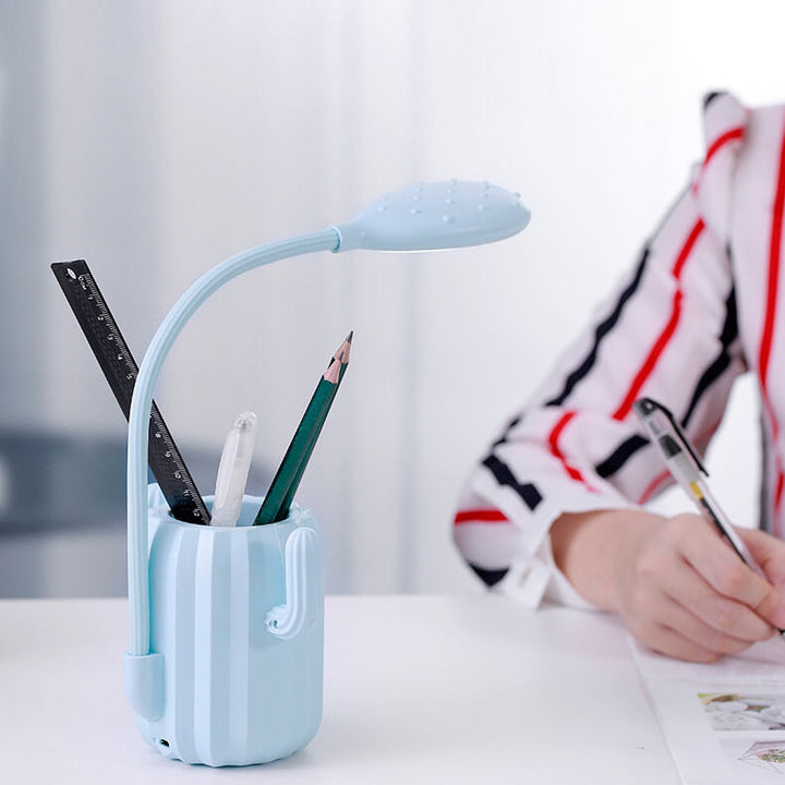 Creative Foldable Cactus Design LED Eye Protection Desk Lamp