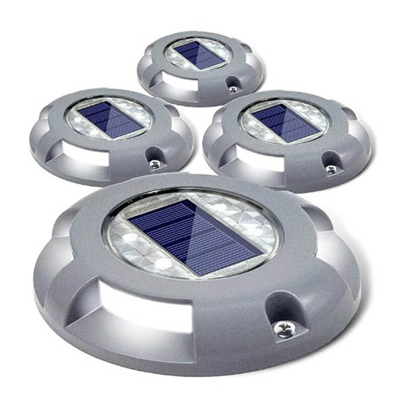 Moderne LED-Solar-Bodeneinbau-Landschaftsleuchte für den Außenbereich 