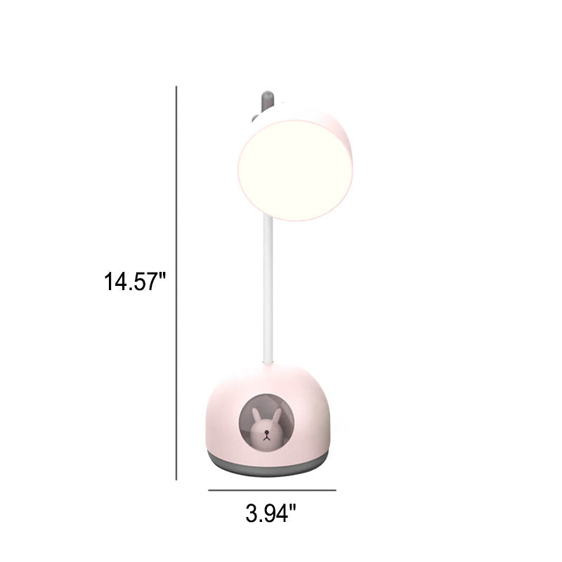Lampe de bureau LED pour enfants avec chargement USB et dessin animé de poupée créative, soin des yeux pour la lecture 