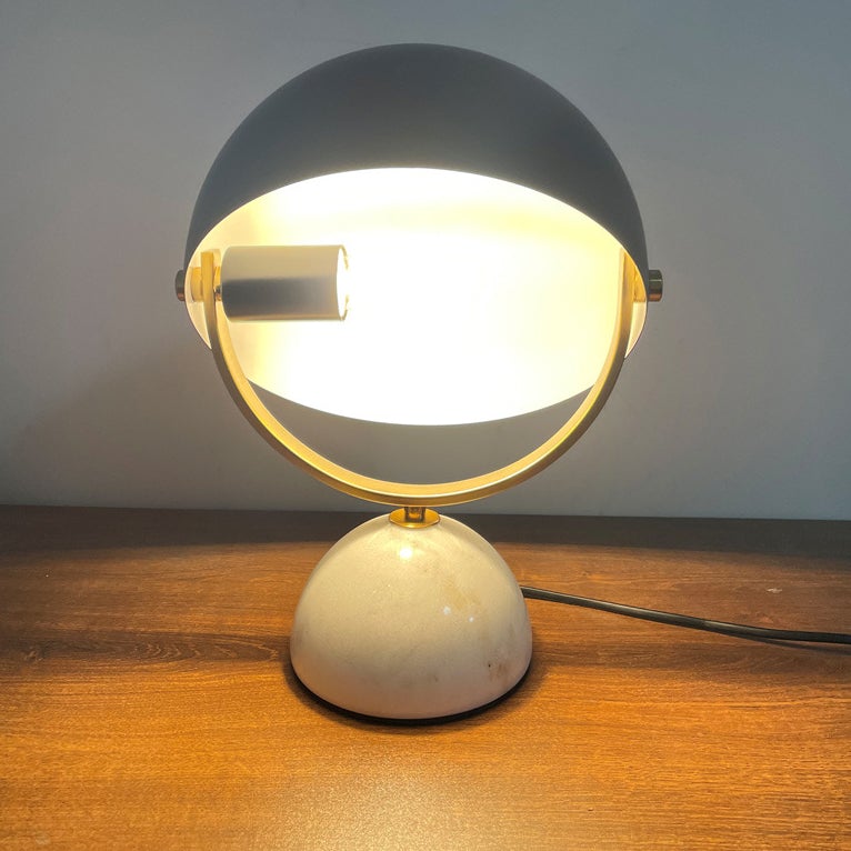 Moderne minimalistische 1-flammige Tischlampe aus Marmor 