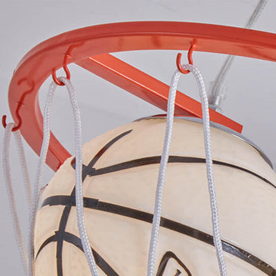 Creative Cartoon Basketball 3-Light Kids Chandelier