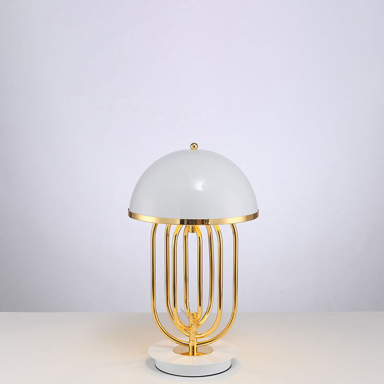 Modern Light Luxury Rotatable Aluminum Metal 2-Light Table Lamp
