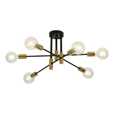 Nordic Minimalist Iron 4/6/8-Light Island Light Chandelier