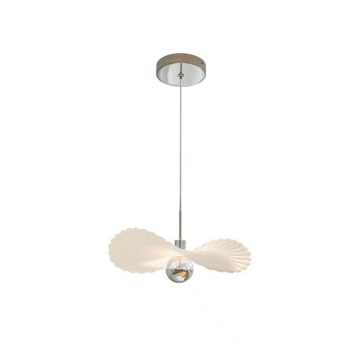 Moderne, minimalistische LED-Pendelleuchte in Weiß 
