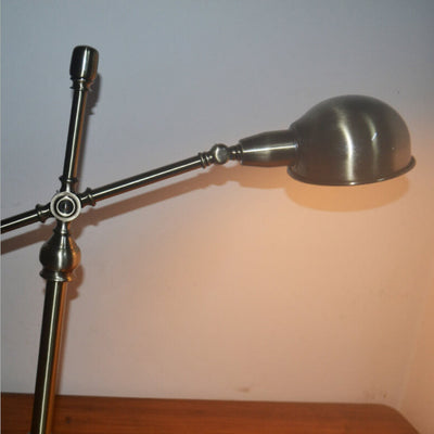 Lampe de Table 1 Lumière avec Protection des Yeux en Fer Industriel Simple 