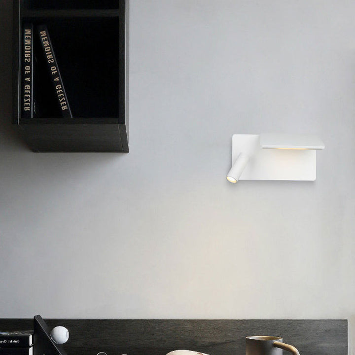 Lampe murale LED Nordic Minimalist Square Flat Spotlight pour la lecture 