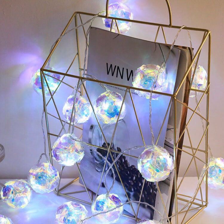 Modern Roses Decorated USB LED Colored String Lights