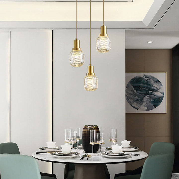 Moderne, minimalistische, kreative 1-Licht-Pendelleuchte aus Kupfer 