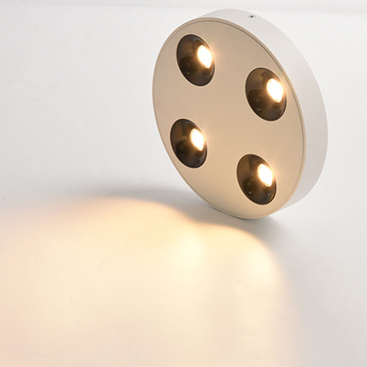 Minimalistischer runder Plattenstrahler Schlanke LED-Deckeneinbauleuchte 