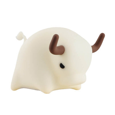 Lampe de table Creative Silicone Bulls LED USB Soft Light Night Light 