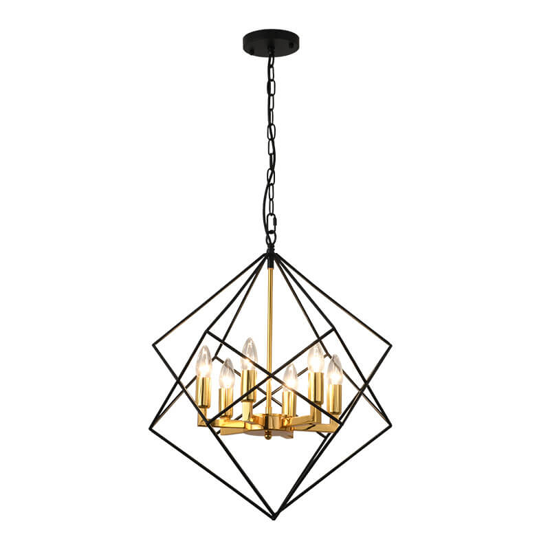 Modern Creative Diamond Iron 4/6-Light Island Light Chandelier
