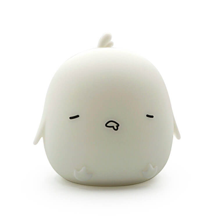Lámpara de mesa con luz nocturna LED mini de silicona creativa de dibujos animados 