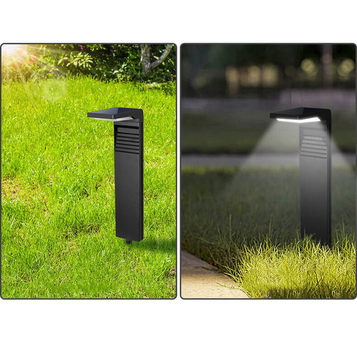 Lumière de jardin solaire LED étanche moderne pour pelouse extérieure 