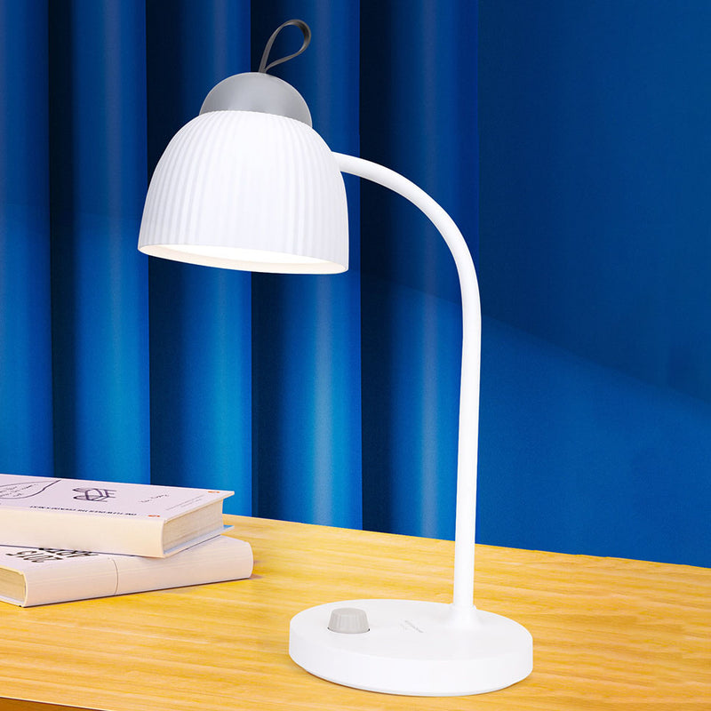 Lampe de table LED rechargeable par USB de protection oculaire de tuyau de couleur unie moderne 