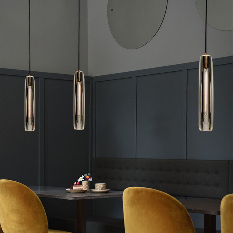 Modern Light Luxury Personality Full Copper Crystal 1-Light Pendant Light