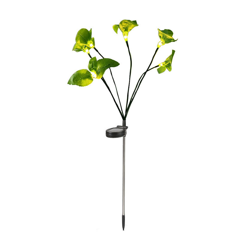 Moderne Leuchtkäfer-Blätter Solar-Rasen-LED-Garten-Boden-Einsatz-Landschaftslicht im Freien